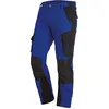 Image de Fhb - Pantalon De Travail Florian Taille 54 Royal/noir 50 % Co / 50 % Pes