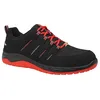 Image de ELTEN MADDOX noir-rouge Low ESD S3S, chaussures de sécurité pour hommes, légères, embout en acier, matière supérieure : textile, doublure intérieure : textile (respirant), taille 44 en occasion ou reconditionné