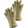 Image de Gants de protection anti-chaleur 5 doigts avec isolation, taille universelle, tissu aramide naturel