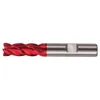 Image de Fraise Cylindrique Longue, 4 Dents, En Carbure Monobloc Avec Angle D'Hélice De 35°/38°, Queue Hb, Fire, Ø D1 - H10 : 12,0 Mm, Long. Totale L1 83 Mm