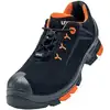 Image de uvex 2 Chaussures basses de sécurité S3 noir-orange, chaussures de travail pour femmes & hommes, imperméables, respirantes, semelle ESD Taille:EU 43