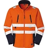 Image de Veste De Travail Pittsburgh,softshell Orange Fluo/navy, Taille Xl