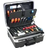 Image de Werkzeugkoffer go mit Rollen + Werkzeugtaschen, Werkzeugbox ohne Werkzeug, B&W