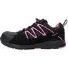 Image de Fp - Chaussure De Sécurité Pour Femmes Silvy2 Taille 38 Noir/magenta S1p En Iso 20345 Microfibres Avec Éléments Textiles