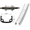 Image de Roue H 27x1.1/4r.ZKR argent.rigide 36L jante alu caisse argent.zincor.