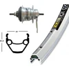 Image de Roue H 28x1.75RB-moyeu Shim.7-G.argent.36L EXAL ZX 19 argent.Niro-Spei.
