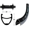 Image de Roue V 28x1.75Deore sz.SSP 36L Rodi Airline 1 noir.Niro-Spei.noir