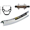 Image de Roue H 26x1.75Chr.ZKR 6/7f.argent.SSP 36L Exal ZX 19 argent Niro-Spei.