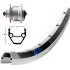 Image de Roue V 28x1.75 DH3D72 Centl.argent.SSP.36L Exal ZX 19 argent.Niro-Spei.