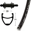 Image de Roue H 28x1.75Schr.ZKR.6/7f.sz.SSP 36L Rodi Airline 1 noir Niro-Spei.(sz)