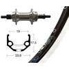 Image de Roue H 28x1.75Cr.ZKR 6/7f.argent. 36L Ryde Zac 19 noir/argent. Rayons Niro