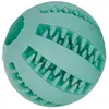 Image de Nobby   Balle En Caoutchouc Plein Pour Chien, Gamme Dental Line   Turquoise, Ø 5 Cm