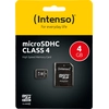 Image de SD MicroSD Card 4GB Intenso inkl. SD Adapter