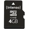 Image de Intenso 3403450 mémoire flash 4 Go MicroSDHC Classe 4 - Neuf
