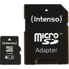 Image de carte microSDHC 4 Go, classe 10 + adaptateur SD