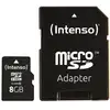 Image de Intenso 8GB MicroSDHC 8 Go Classe 10 - Neuf