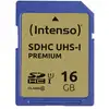 Image de Intenso 3421470 mémoire flash 16 Go SDHC UHS-I Classe 10 - Neuf