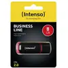 Image de Intenso 8GB USB2.0 lecteur USB flash 8 Go USB Type-A 2.0 Noir, Rouge - Neuf
