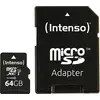 Image de Intenso 3433490 Intenso microSDXC 64GB Class 10 UHS-I Professional