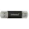 Image de Intenso Twist Line lecteur USB flash 64 Go USB Type-A / USB Type-C 3.2 Gen 1 (3.1 Gen 1) Anthracite - Neuf