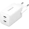 Image de Adaptateur secteur Intenso W40CC GaN blanc 2x USB-C 40 W