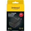Image de Intenso Power Adapter 1x USB-A/2x USB-C 65W GaN Black