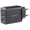 Image de Intenso Adaptateur secteur W65ACC, chargeur USB avec 1 port USB-A et 2 ports USB-C, noir - Neuf