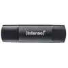 Image de Intenso 3544490 lecteur USB flash 64 Go USB Type-A / USB Type-C 3.2 Gen 1 (3.1 Gen 1) Noir - Neuf