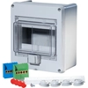 Image de F-TRONIC Petit coffret AP. IP55 KV 6 WD 1 rangée, 6 mod.