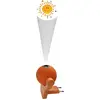 Image de Lampe de nuit à brancher Sunny de Niermann Leuchten - Dimensions : 9 cm x 8 cm x 7 cm - Couleur : orange ; 80039