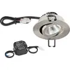 Image de P-LED plafonnier encastré 230V rond acier inoxydable PC20N61302