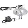 Image de P-LED luminaire encastré 230V rond en aluminium - LED luminaire non remplaçable PC...