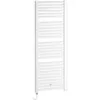 Image de Kermi Radiateur Sèche-serviettes Électrique Basic-e, Droit, Fks Blanc Gauche, 600 Watt, 1172x524 Mm (hxl), Blanc, E0e101200502ixk