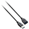 Image de V7 Câble d'extension USB 3.0 A femelle vers USB 3.0 A mâle, noir 3m 10ft - Neuf