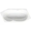 Image de Bette - Metric, Baignoire 206x90x45x45cm, Pied À Droite, Trop-plein