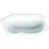 Image de Bette - Metric, Baignoire 206x90x45x45cm, Pied À Droite, Trop-plein