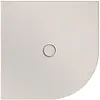 Image de BetteFloor Corner receveurs de douche quart de cercle avec BetteGlasur Plus, 1000x1000mm, 5451-423PLUS
