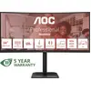 Image de AOC E4 CU34E4CV écran plat de PC 86,4 cm (34") 3440 x 1440 pixels UltraWide Quad HD LCD Noir