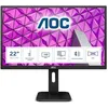 Image de AOC Écran 22P1 54 cm (21,5 pouces) (DVI, HDMI, hub USB, dalle MVA, DisplayPort, pivot, temps de réponse de 5 ms, 1920x1080) noir en occasion ou reconditionné