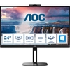 Image de AOC V5 24V5CW/BK écran d'ordinateur 60,5 cm (23,8") 1920 x 1080 pixels Full HD LED Noir