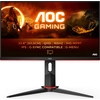Image de AOC G2 Q24G2A/BK LED display 60,5 cm (23.8") 2560 x 1440 pixels Quad HD LCD Noir, Rouge