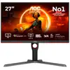 Image de AOC G3 Q27G3XMN/BK écran plat de PC 68,6 cm (27 ) 2560 x 1440 pixels 2K Ultra HD LED Noir, Rouge - Neuf