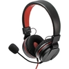Image de Snakebyte Head:Set S Casque serre-tête Connecteur 3,5 mm Noir, rouge