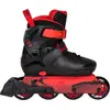 Image de Powerslide Enfants Patin en ligne Jet Black, taille réglable en noir / rouge