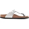 Image de Birkenstock Gizeh Teenslippers - Zilverkleur - Maat 37