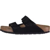 Image de Mule Birkenstock Arizona BS 951323, noir, cuir, NEUF, unie - Chaussures femme mule/séparateur d'orteils, noir, cuir velours