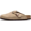 Image de Birkenstock Boston Soft Footbed Taupe Clogs