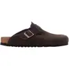 Image de Sabots Birkenstock Boston Soft Footbed Suede Leather pour Femme