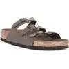 Image de Birkenstock Florida BS 0053881 Pantoufles à mocassins pour femmes, Birko-Flor, largeur normale - Marques Birkenstock, Brown