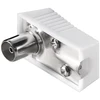 Image de goobay Koaxial Winkel Kupplung 9,5 mm mit Schraubbefestigung Plastikgehäuse (Bulk)